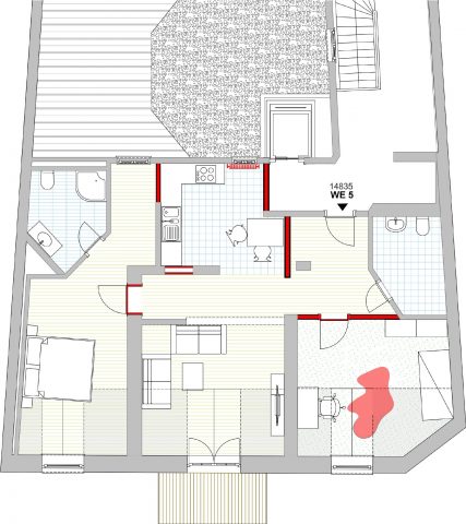 Erstbezug nach Neusanierung in eine exklusive 3-Zimmerwohnung in der Innenstadt von Ilmenau